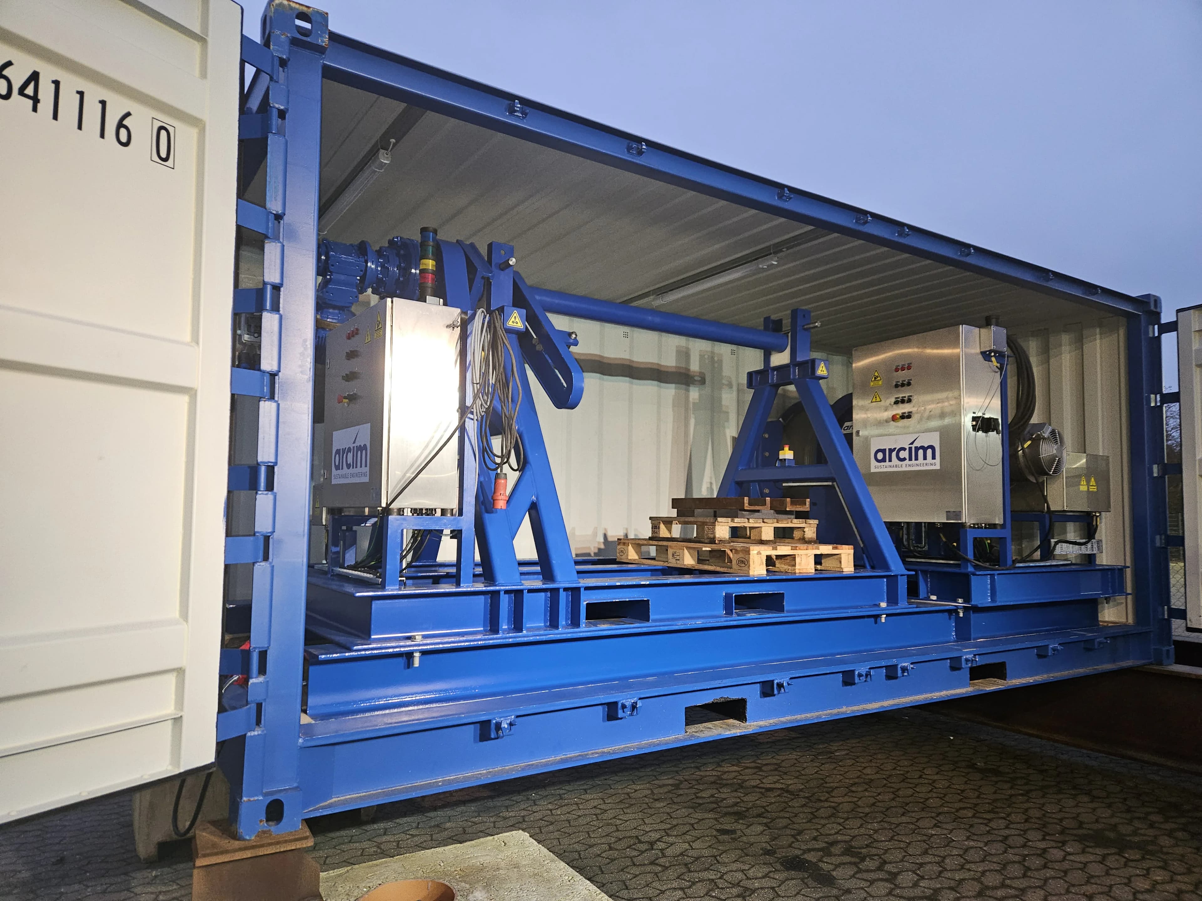 Arcim spooling equipment